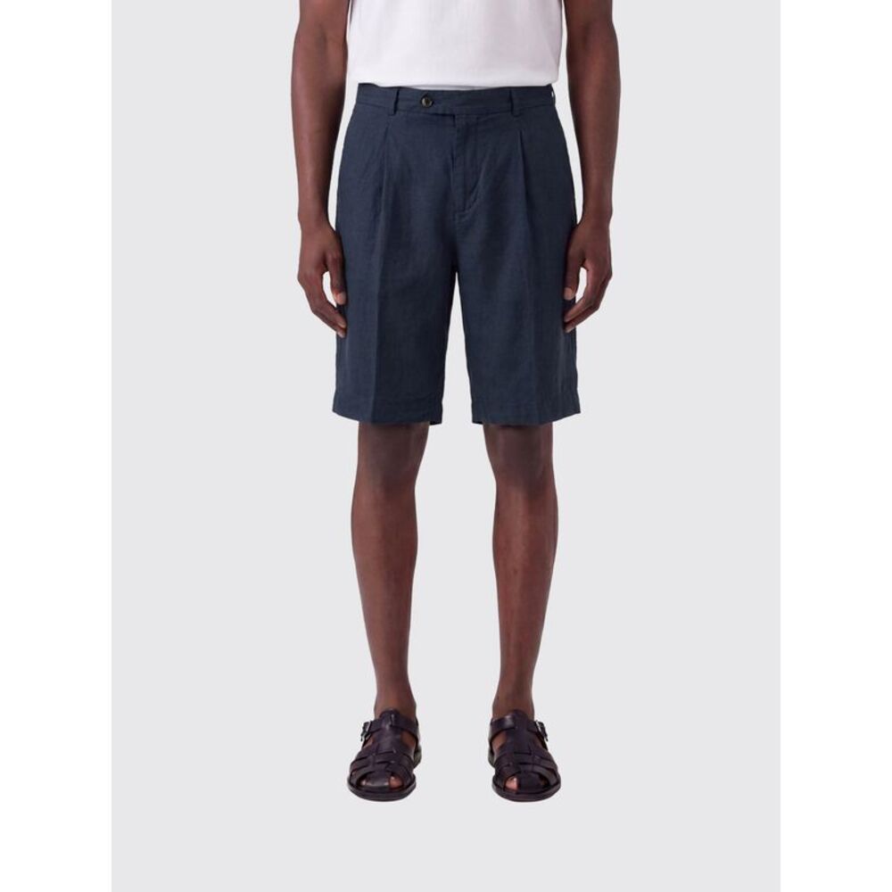Pt Torino Men Linen And Cotton Blend Chino Shorts Pt Torino